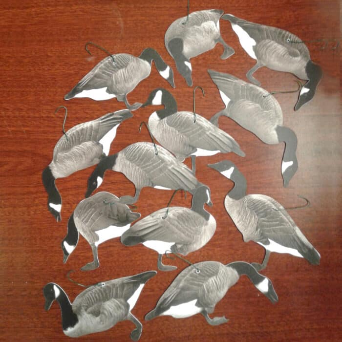 12 Real Geese Christmas Ornaments - Image 2