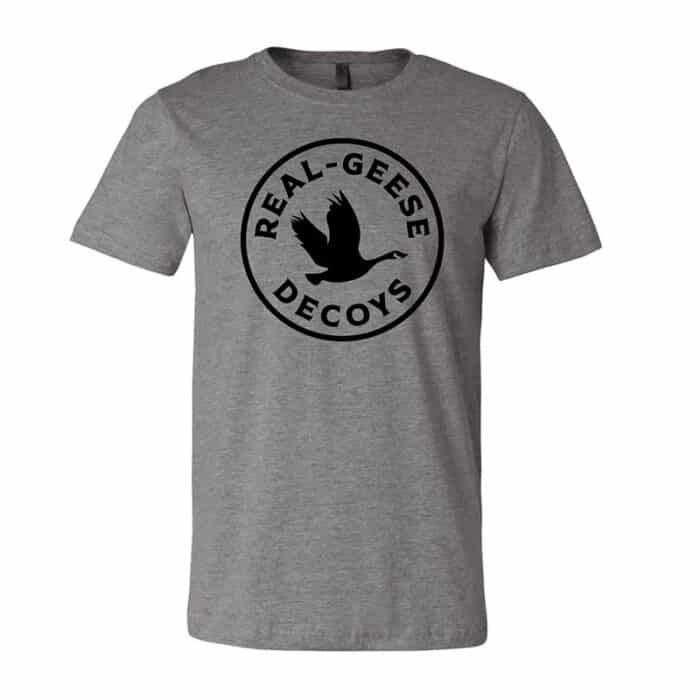 Real Geese Circle Logo Grey T-Shirt